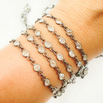 Load image into Gallery viewer, Cubic Zirconia Round Shape Connected Chain