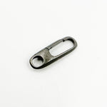 Load image into Gallery viewer, 1356BRM. 15MM Black Rhodium Matt Sterling Silver Oval Clasp