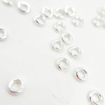 Load image into Gallery viewer, 18Gauge White Sterling Silver Open Jump Ring