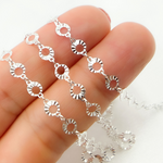Load image into Gallery viewer, 925 Sterling Silver Diamond Cut Circle Link