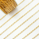 Load image into Gallery viewer, V314GF. 14K Gold Filled Diamond Cut Flat Marina Link Chain