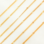 Load image into Gallery viewer, 69S5GF. 14k Gold Filled Curb Chain with Diamond Cut Marina Link