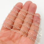 Load image into Gallery viewer, Sterling Silver Flat Cable Link Chain