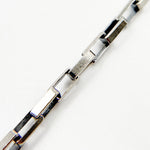 Load image into Gallery viewer, Oxidized Sterling Silver Box Chain