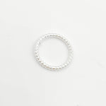 Load image into Gallery viewer, Gauge White Twisted Close Jump Ring