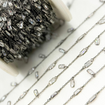 Load image into Gallery viewer, Cubic Zirconia Rectangle Shape Dangle & Connected Wire Chain
