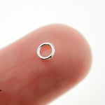 Load image into Gallery viewer, White Sterling Silver Close Jump Ring