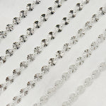 Load image into Gallery viewer, Sterling Silver Textured Circle Link Chain