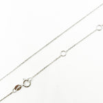 Load image into Gallery viewer, 025R01T5J080WG18K. 18K White Solid Gold Cable Chain