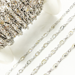 Load image into Gallery viewer, Cubic Zirconia Small Oval Shape Connected Chain