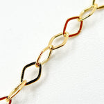 Load image into Gallery viewer, 14K Solid Gold Rhomb Link Necklace