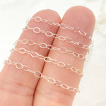 Load image into Gallery viewer, Sterling Silver Flat Cable Chain