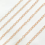 Load image into Gallery viewer, Rose Gold Filled Smooth Cable Chain