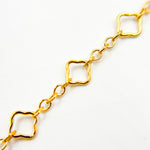 Load image into Gallery viewer, Gold Filled Clover Link Chain