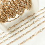 Load image into Gallery viewer, Cubic Zirconia Round Shape Connected Chain