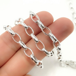 Load image into Gallery viewer, Sterling Silver Oval Link Chain