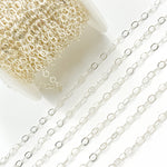 Load image into Gallery viewer, Sterling Silver Flat Cable Chain