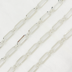 Load image into Gallery viewer, 925 Sterling Silver Flat Paperclip Chain