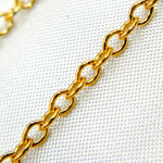 Load image into Gallery viewer, Gold-Filled Smooth Cable Chain.