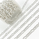 Load image into Gallery viewer, Sterling Silver Figaro Chain