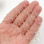 Load image into Gallery viewer, Sterling Silver Oval & Round Link Chain
