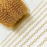 Load image into Gallery viewer, 2207LGF. 14k Gold Filled Hammered Cable Chain