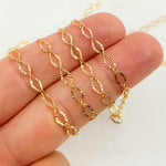 Load image into Gallery viewer, 14K Gold-Filled Diamond Cut Oval Link Chain
