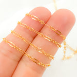 Load image into Gallery viewer, 14K Gold Filled Diamond Cut Oval Link Chain
