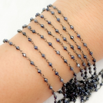 Load image into Gallery viewer, Coated Blue Silverite Oxidized Wire Chain