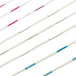 Load image into Gallery viewer, 70/7796SS. 925 Sterling Silver Enamel Bar Link Chain