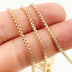 Load image into Gallery viewer, 14K Gold Filled Round Box Chain