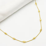 Load image into Gallery viewer, Gold Plated Sterling Silver Satellite Necklace