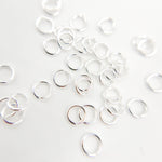 Load image into Gallery viewer, White Sterling Silver Open Jump Ring