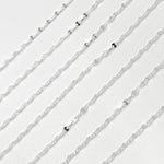 Load image into Gallery viewer, Sterling Silver Diamond Cut Marina Chain