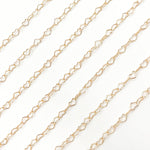 Load image into Gallery viewer, 14K Yellow Solid Gold Heart Link Chain