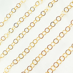 Load image into Gallery viewer, 14K Gold Filled Flat Oval Link Chain