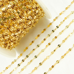 Load image into Gallery viewer, Gold Plated 925 Sterling Silver Flat Marina Link Chain.