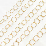 Load image into Gallery viewer, 14K Gold Filled Twisted Round Link Chain
