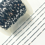Load image into Gallery viewer, Oxidized 925 Sterling Silver Satellite Tube Chain