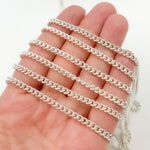 Load image into Gallery viewer, Sterling Silver Curb Chain