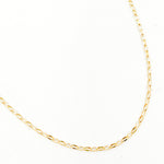 Load image into Gallery viewer, 14k Solid Yellow Gold Diamond Cut Oval Cable Chain