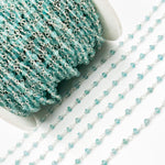 Load image into Gallery viewer, Apatite Sterling Silver Wire Chain