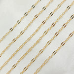 Load image into Gallery viewer, 14K Gold-Filled Flat Marina and Cable Links Chain