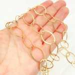 Load image into Gallery viewer, 14k Gold Filled Flat Oval Link Chain