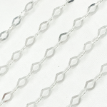 Load image into Gallery viewer, 925 Sterling Silver Flat Rhomb Link Chain.