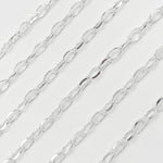 Load image into Gallery viewer, Sterling Silver Diamond Cut Oval Link Chain
