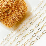 Load image into Gallery viewer, 14K Gold-Filled Flat Oval Link Chain