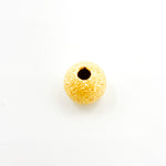 Load image into Gallery viewer, 5MM Gold Plated Sterling Silver Laser Cut Beads