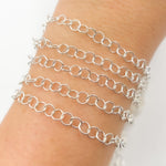Load image into Gallery viewer, Sterling Silver Smooth Round Link Chain
