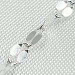 Load image into Gallery viewer, Sterling Silver Flat Marina Link Chain